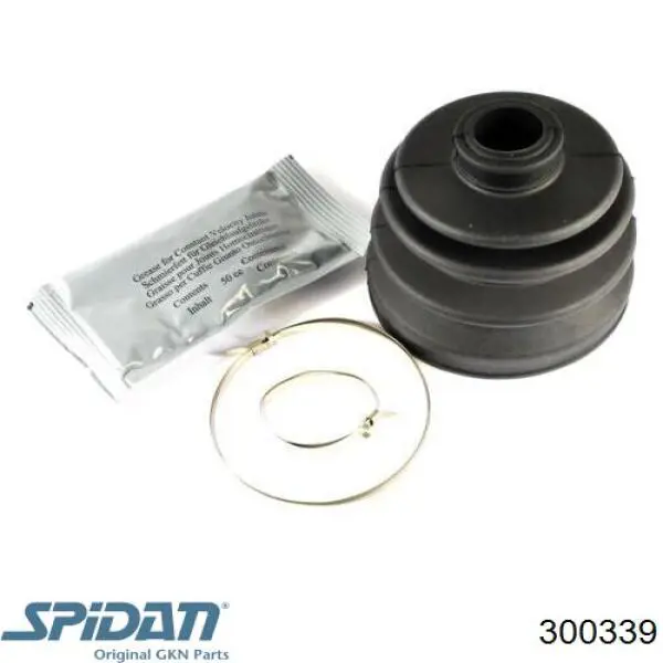 Bota de proteção externa de junta homocinética do semieixo dianteiro 300339 GKN-Spidan