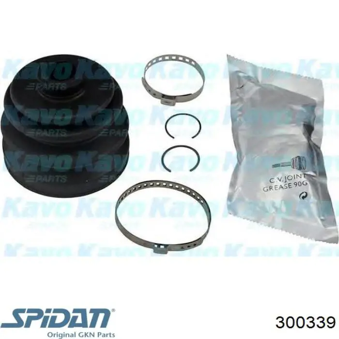 Bota de proteção externa de junta homocinética do semieixo dianteiro GKN-Spidan 300339 preço, a partir de 21,05 USD