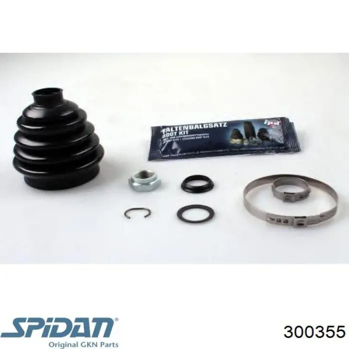 300355 GKN-Spidan Bota de proteção externa de junta homocinética do semieixo dianteiro