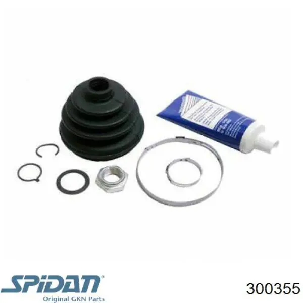 300355 GKN-Spidan Bota de proteção externa de junta homocinética do semieixo dianteiro
