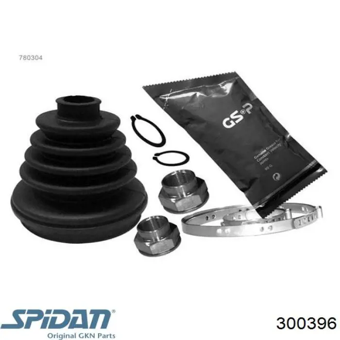 Compre 300396 GKN-Spidan Bota de proteção externa de junta homocinética do semieixo dianteiro