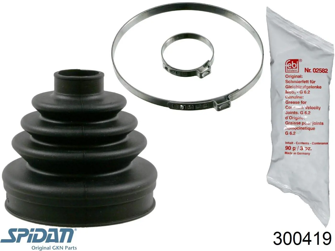 Bota de proteção externa de junta homocinética do semieixo dianteiro GKN-Spidan 26171 preço, a partir de 13,54 USD