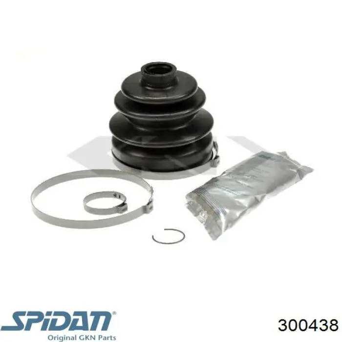 Bota de proteção externa de junta homocinética do semieixo dianteiro 300438 GKN-Spidan