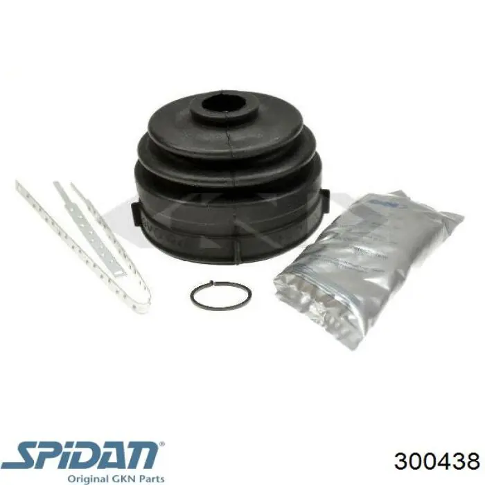 Compre 300438 GKN-Spidan Bota de proteção externa de junta homocinética do semieixo dianteiro