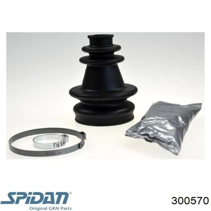 Bota de proteção interna de junta homocinética do semieixo dianteiro 300570 GKN-Spidan
