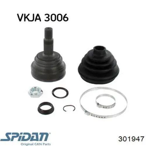 Compre 301947 GKN-Spidan Junta homocinética externa dianteira