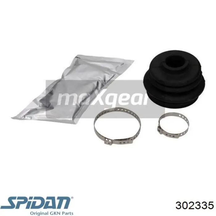 Bota de proteção externa de junta homocinética do semieixo traseiro 302335 GKN-Spidan