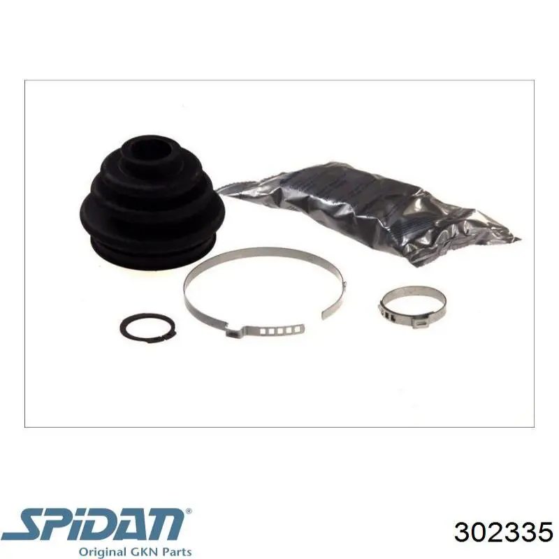 Compre 302335 GKN-Spidan Bota de proteção externa de junta homocinética do semieixo traseiro