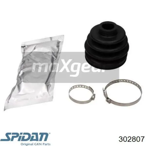 Bota de proteção externa de junta homocinética do semieixo dianteiro GKN-Spidan 302807 preço, a partir de 11,60 USD