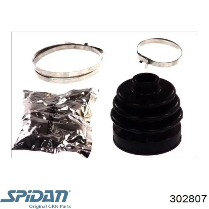 302807 GKN-Spidan Bota de proteção externa de junta homocinética do semieixo dianteiro