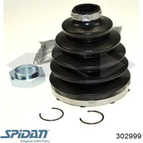 Compre 302999 GKN-Spidan Bota de proteção externa de junta homocinética do semieixo dianteiro