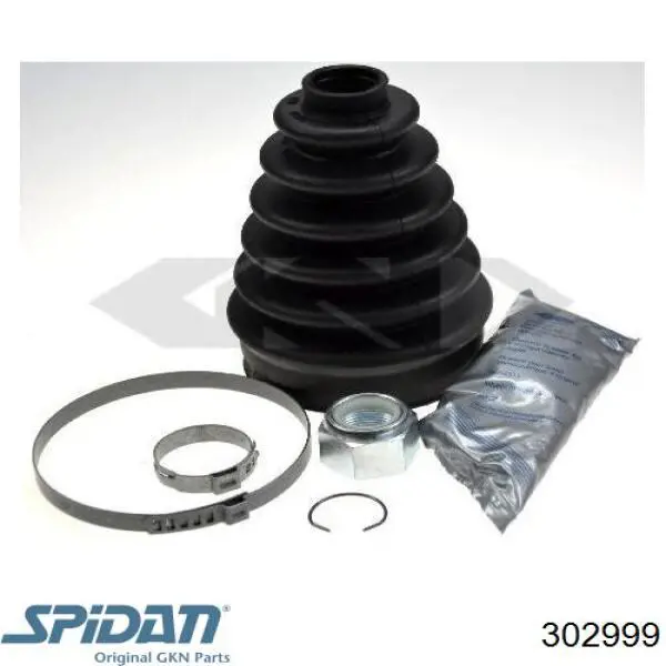 Bota de proteção externa de junta homocinética do semieixo dianteiro 302999 GKN-Spidan