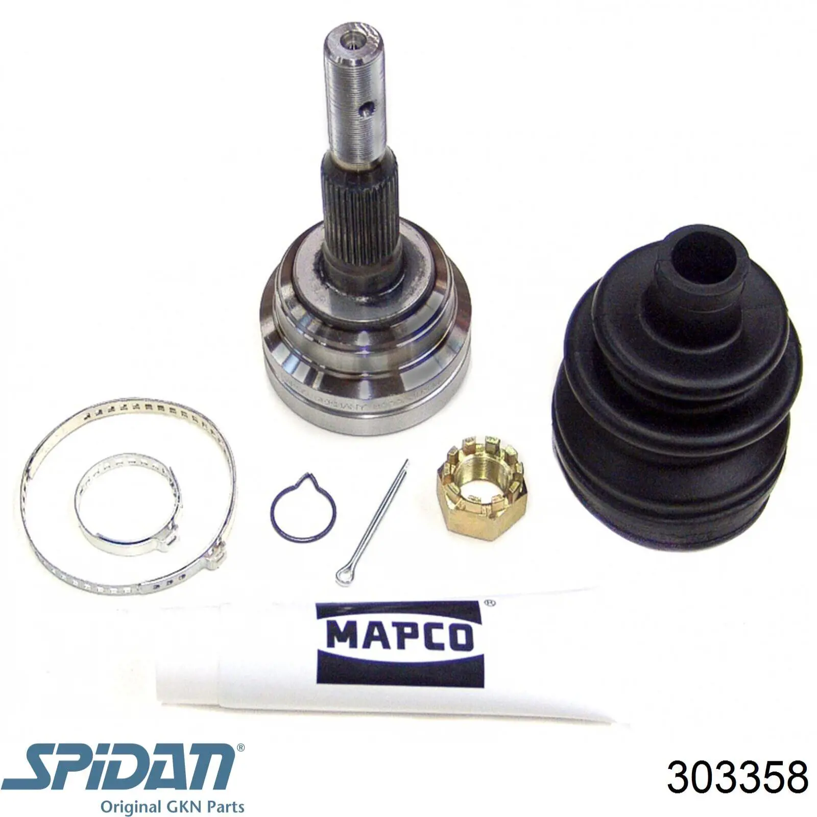 303358 GKN-Spidan Junta homocinética externa dianteira