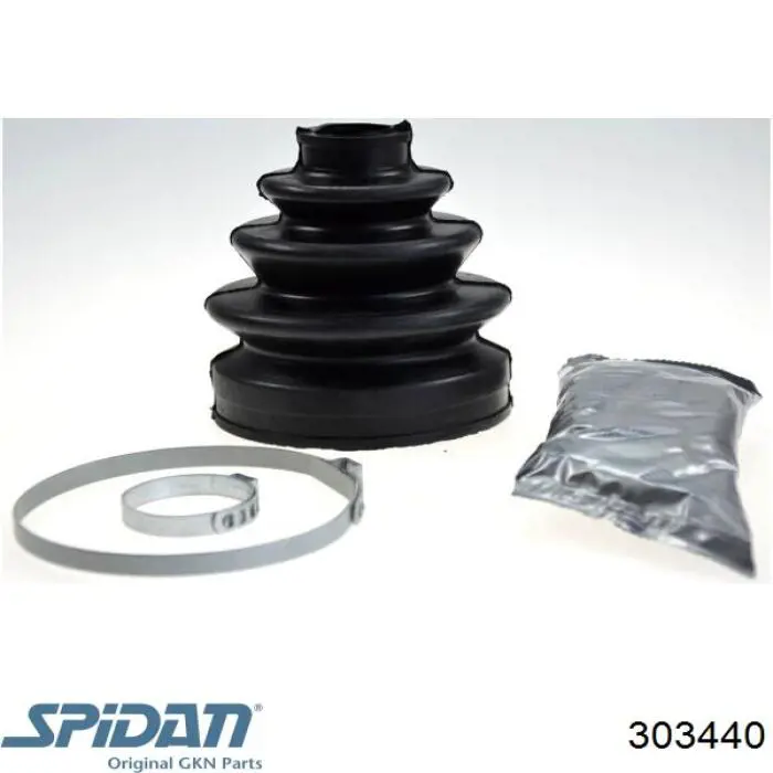Bota de proteção externa de junta homocinética do semieixo dianteiro 303440 GKN-Spidan
