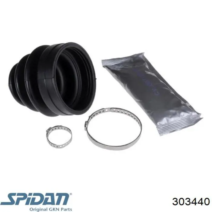 Bota de proteção externa de junta homocinética do semieixo dianteiro 303440 GKN-Spidan