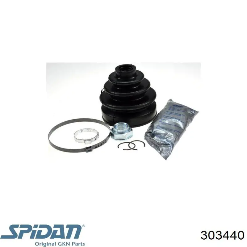 Bota de proteção externa de junta homocinética do semieixo dianteiro GKN-Spidan 303440 preço, a partir de 12,81 USD