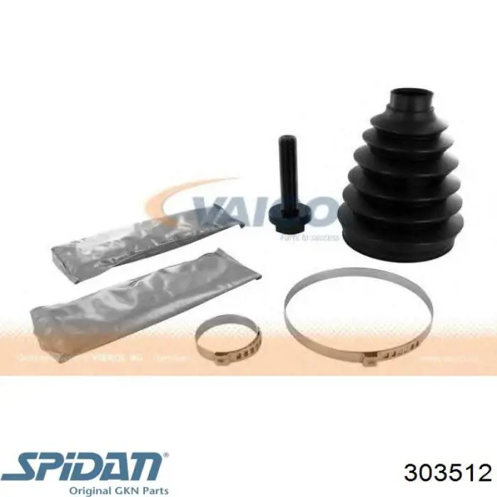 303512 GKN-Spidan Bota de proteção externa de junta homocinética do semieixo dianteiro