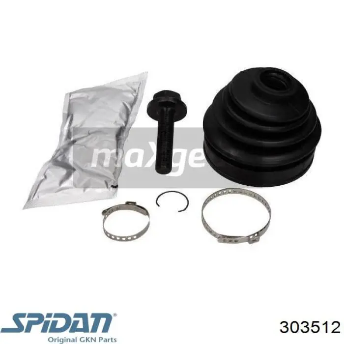 Compre 303512 GKN-Spidan Bota de proteção externa de junta homocinética do semieixo dianteiro