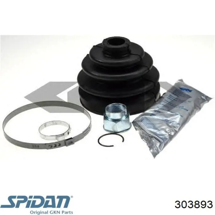 Bota de proteção externa de junta homocinética do semieixo dianteiro GKN-Spidan 303893