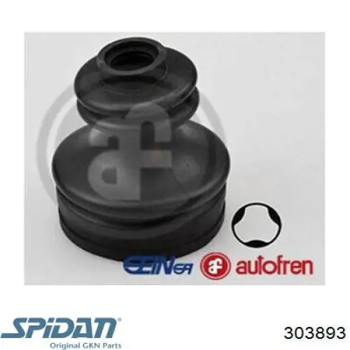303893 GKN-Spidan Bota de proteção externa de junta homocinética do semieixo dianteiro
