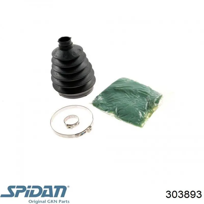 303893 GKN-Spidan Bota de proteção externa de junta homocinética do semieixo dianteiro