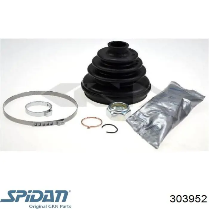 Compre 303952 GKN-Spidan Bota de proteção externa de junta homocinética do semieixo dianteiro