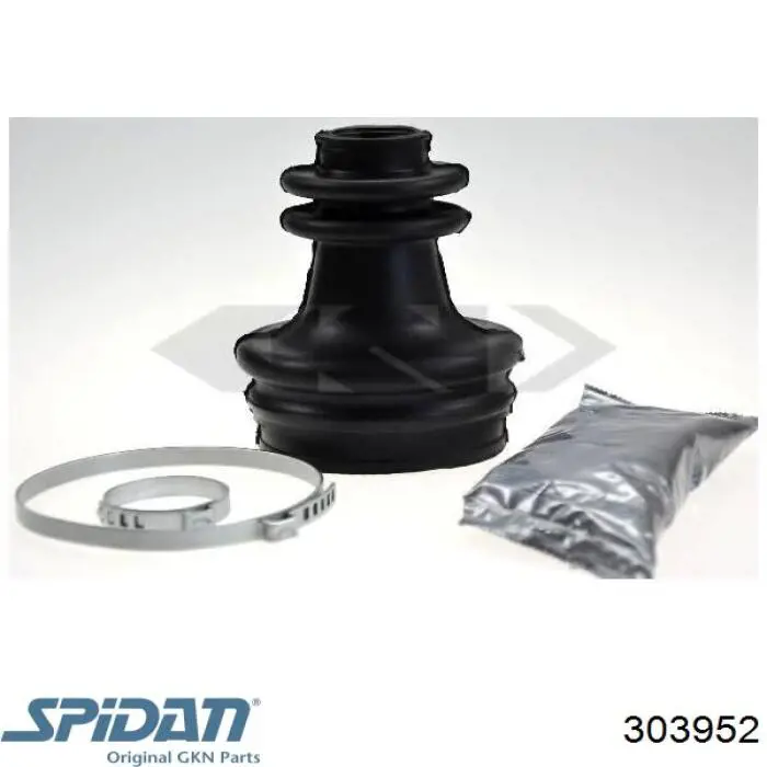 Bota de proteção externa de junta homocinética do semieixo dianteiro 303952 GKN-Spidan
