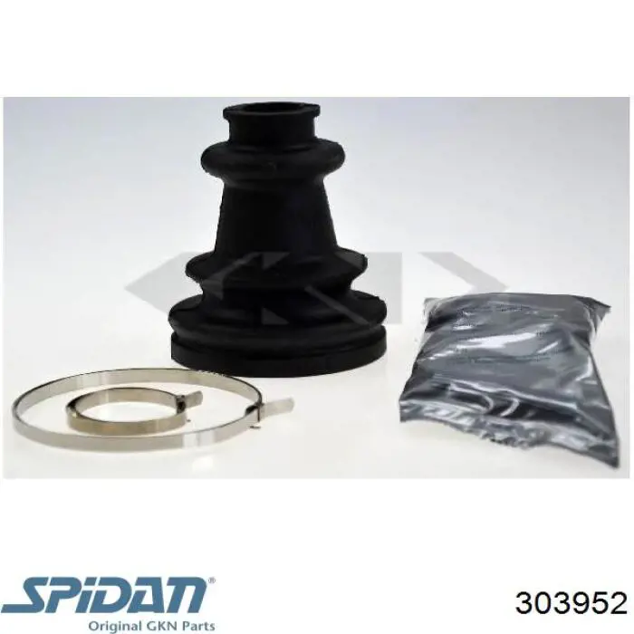 Bota de proteção externa de junta homocinética do semieixo dianteiro 303952 GKN-Spidan