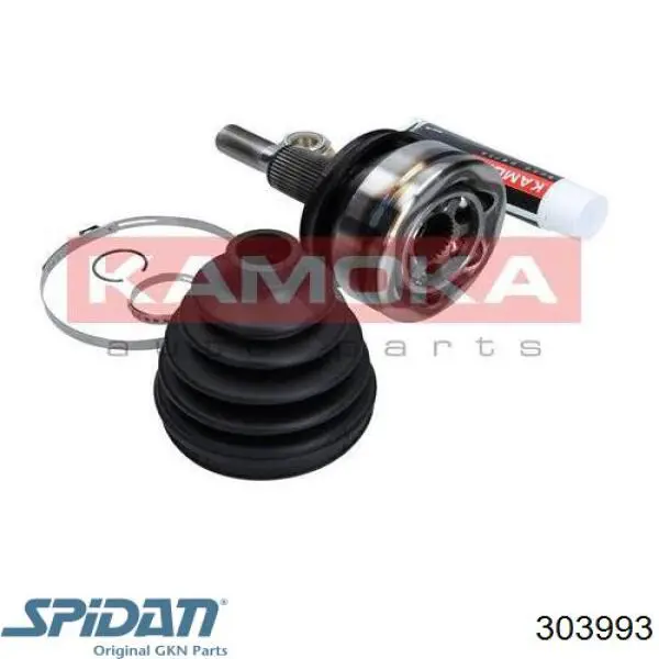 Junta homocinética externa dianteira 303993 GKN-Spidan