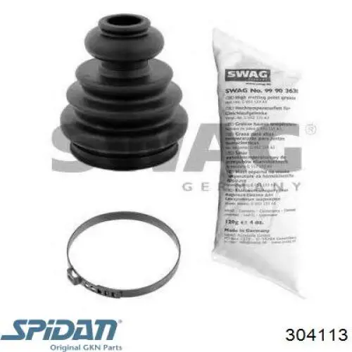 Bota de proteção interna de junta homocinética do semieixo dianteiro GKN-Spidan 304113 preço, a partir de 22,81 USD