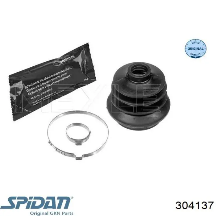 Bota de proteção interna de junta homocinética do semieixo dianteiro GKN-Spidan 304137 preço, a partir de 7,94 USD
