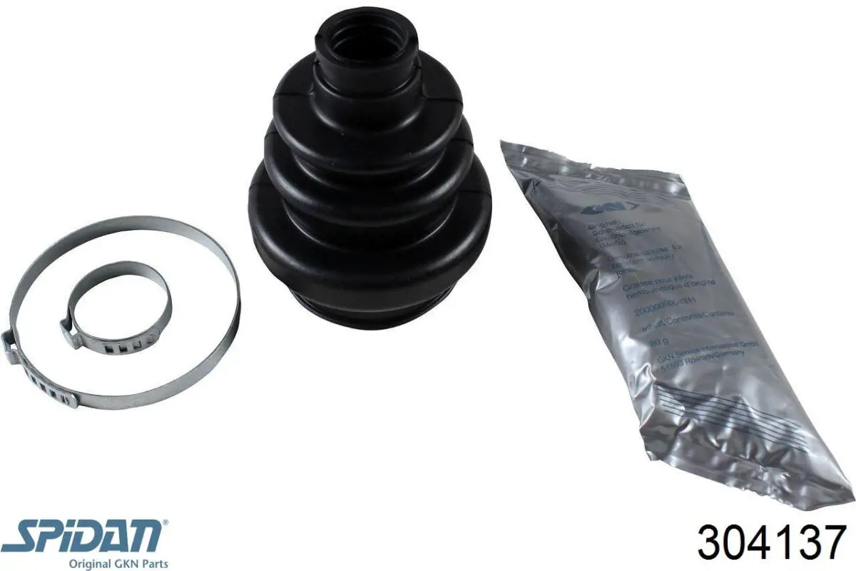 304137 GKN-Spidan Bota de proteção interna de junta homocinética do semieixo dianteiro