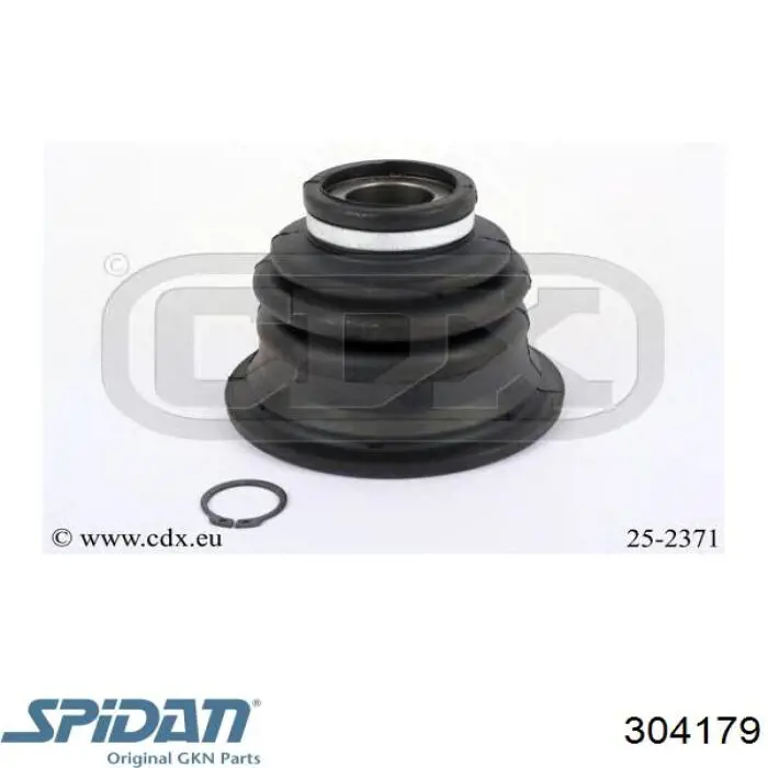 Bota de proteção interna esquerda de junta homocinética do semieixo dianteiro GKN-Spidan 304179