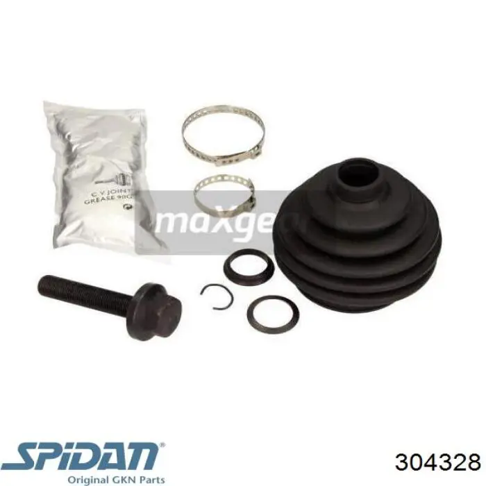 304328 GKN-Spidan Bota de proteção externa de junta homocinética do semieixo traseiro