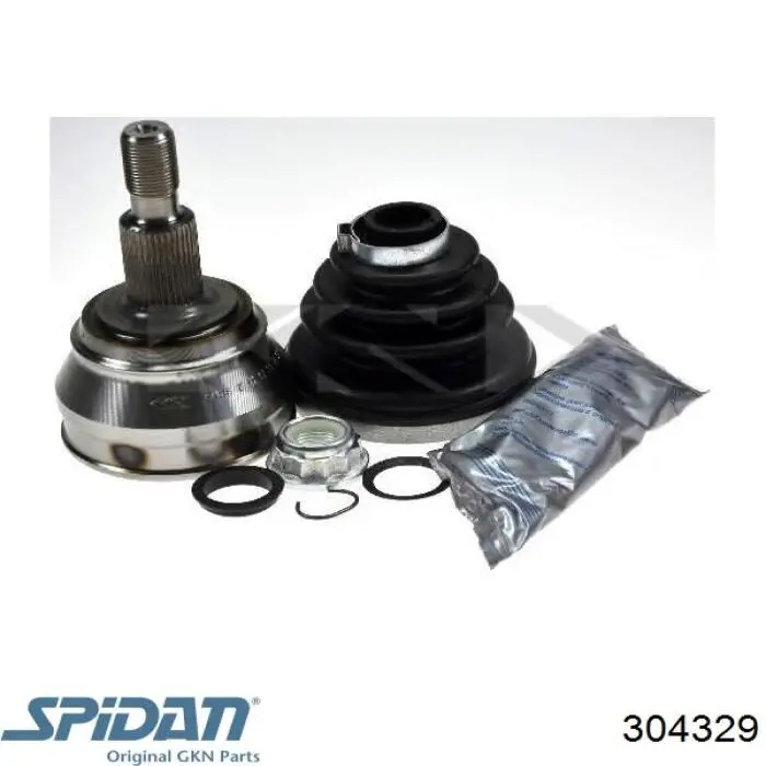 Junta homocinética externa dianteira GKN-Spidan 304329 preço, a partir de 55,07 USD
