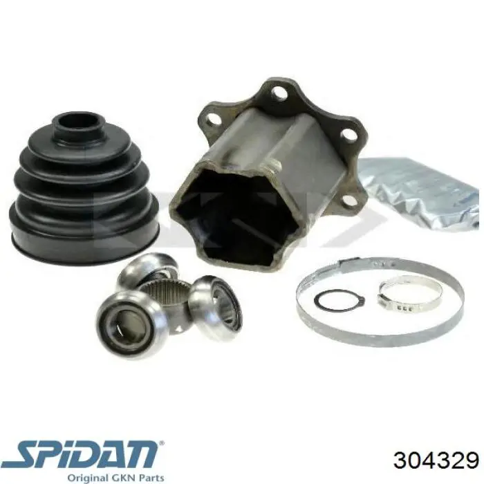 Junta homocinética externa dianteira 304329 GKN-Spidan