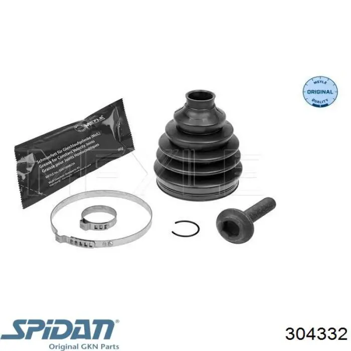 304332 GKN-Spidan Bota de proteção externa de junta homocinética do semieixo dianteiro