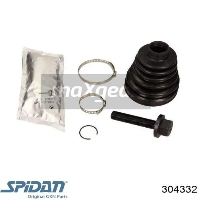 Bota de proteção externa de junta homocinética do semieixo dianteiro GKN-Spidan 304332 preço, a partir de 23,37 USD