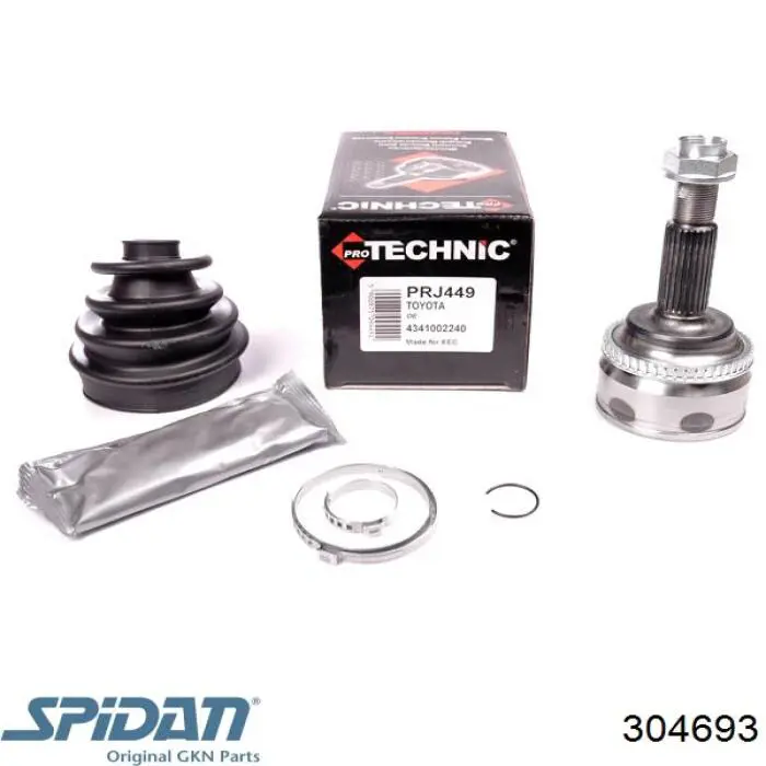Compre 304693 GKN-Spidan Junta homocinética externa dianteira