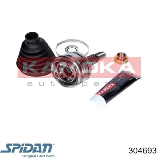 Junta homocinética externa dianteira GKN-Spidan 304693 preço, a partir de 39,16 USD