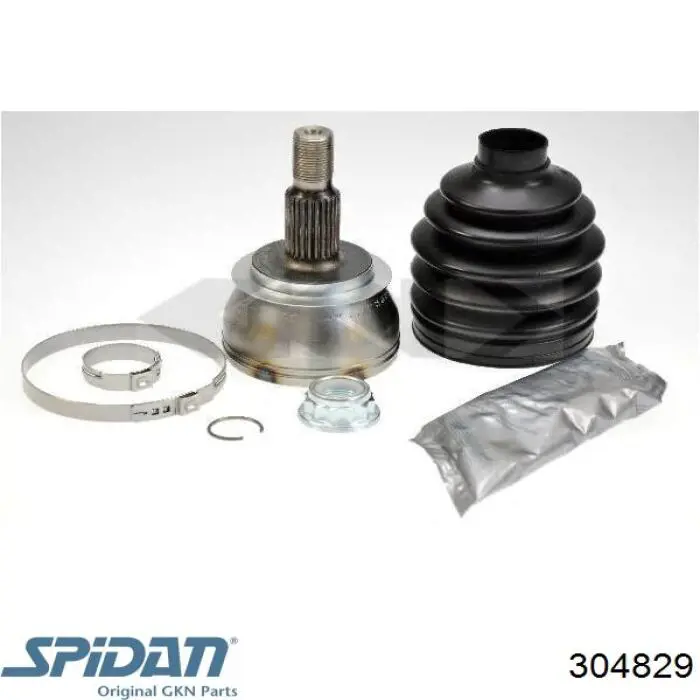 Junta homocinética externa dianteira 304829 GKN-Spidan