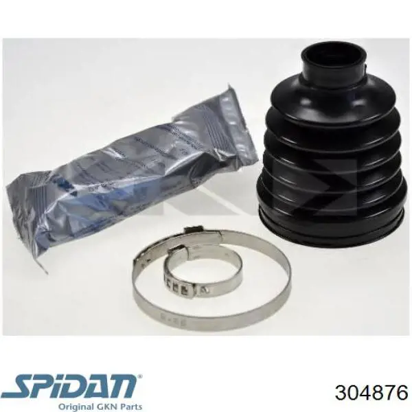 Bota de proteção interna esquerda de junta homocinética do semieixo dianteiro 304876 GKN-Spidan