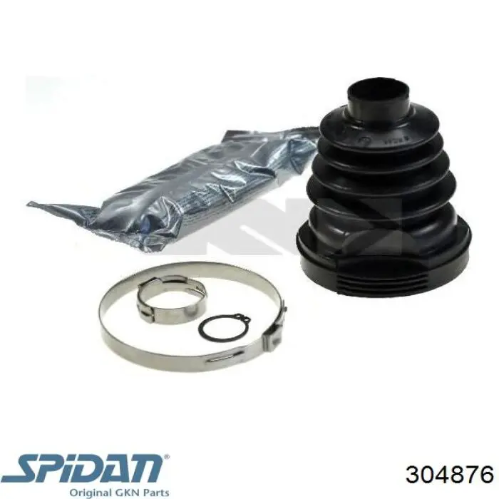 Bota de proteção interna esquerda de junta homocinética do semieixo dianteiro GKN-Spidan 304876