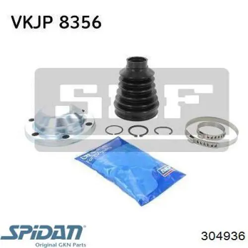 Compre 304936 GKN-Spidan Bota de proteção interna de junta homocinética do semieixo dianteiro