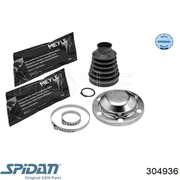 Bota de proteção interna de junta homocinética do semieixo dianteiro GKN-Spidan 304936 preço, a partir de 19,08 USD