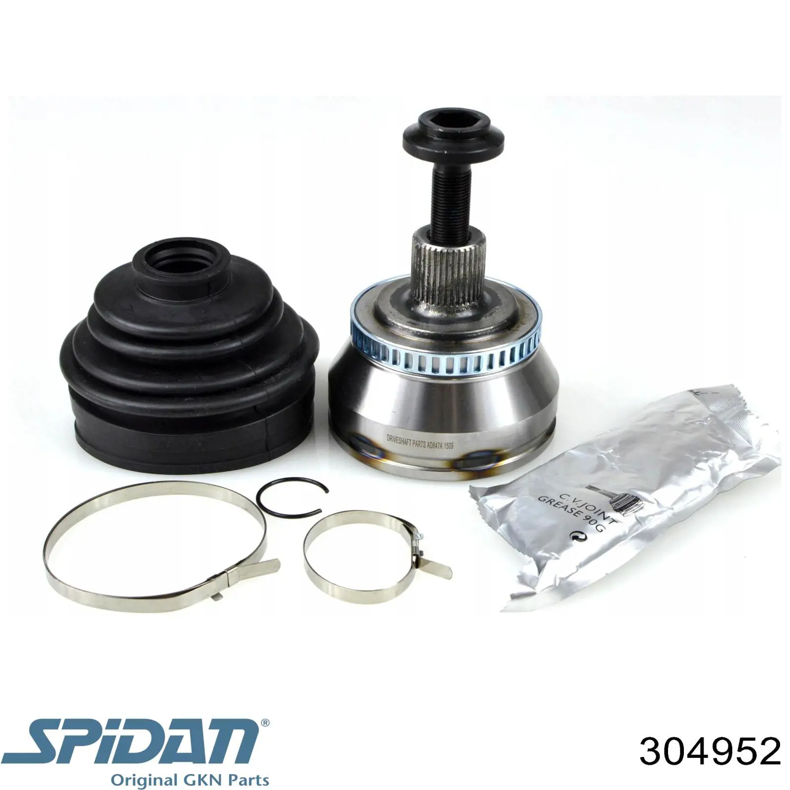 Junta homocinética externa dianteira 304952 GKN-Spidan