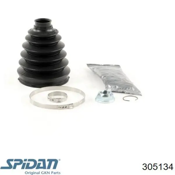 Bota de proteção externa de junta homocinética do semieixo dianteiro GKN-Spidan 305134 preço, a partir de 13,79 USD