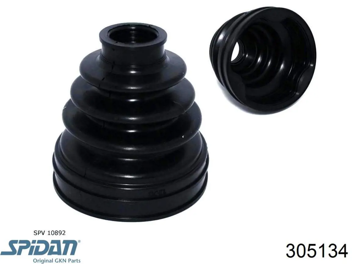 Bota de proteção externa de junta homocinética do semieixo dianteiro 305134 GKN-Spidan