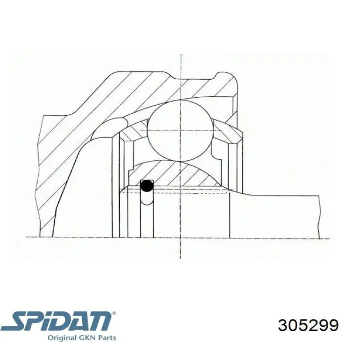 Compre 305299 GKN-Spidan Junta homocinética externa dianteira