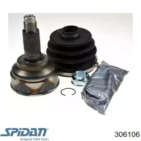 306106 GKN-Spidan Bota de proteção interna direita de junta homocinética do semieixo dianteiro